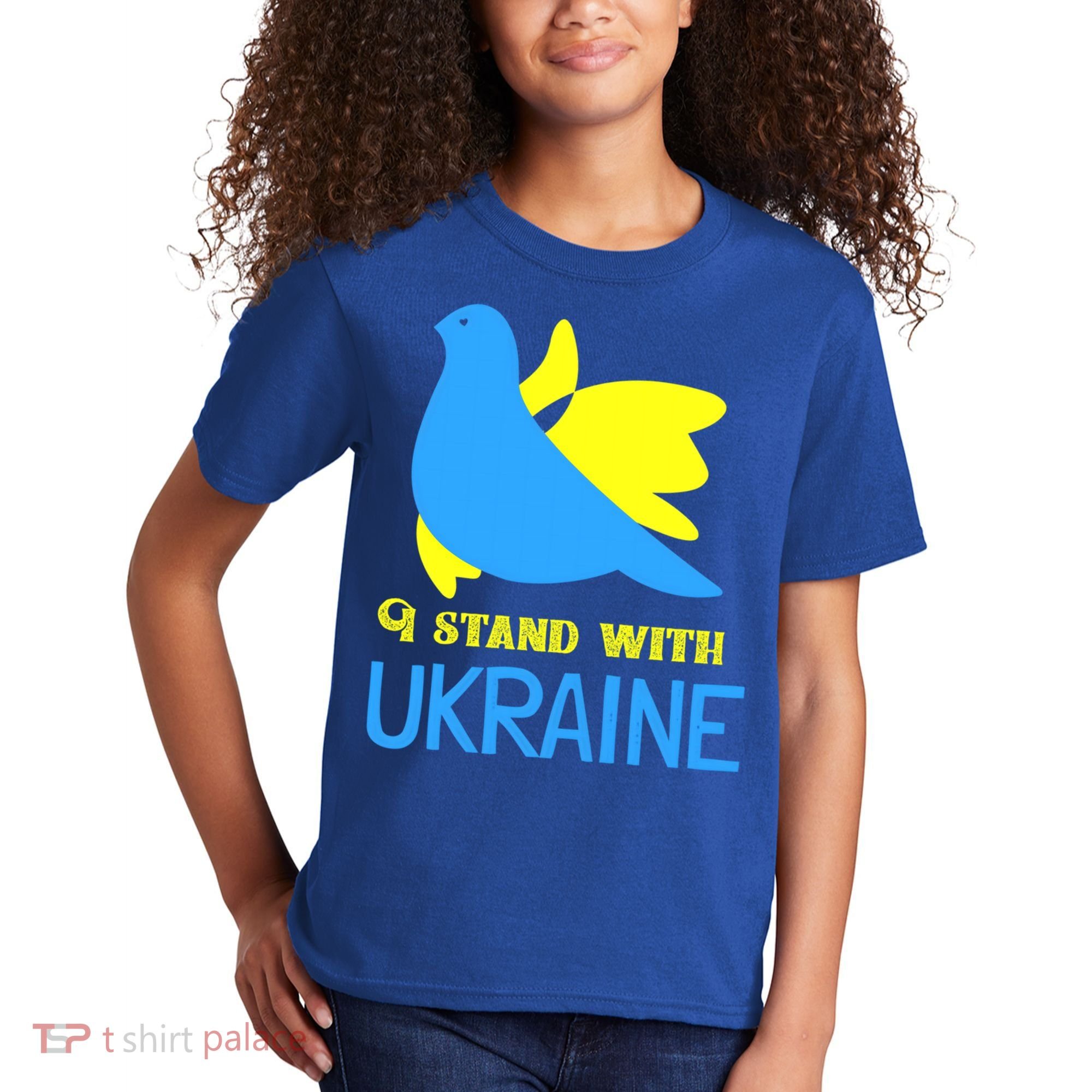 Ukrainian Gift Support Ukrainian Flag I Stand With Ukraine Gift Kids T-Shirt