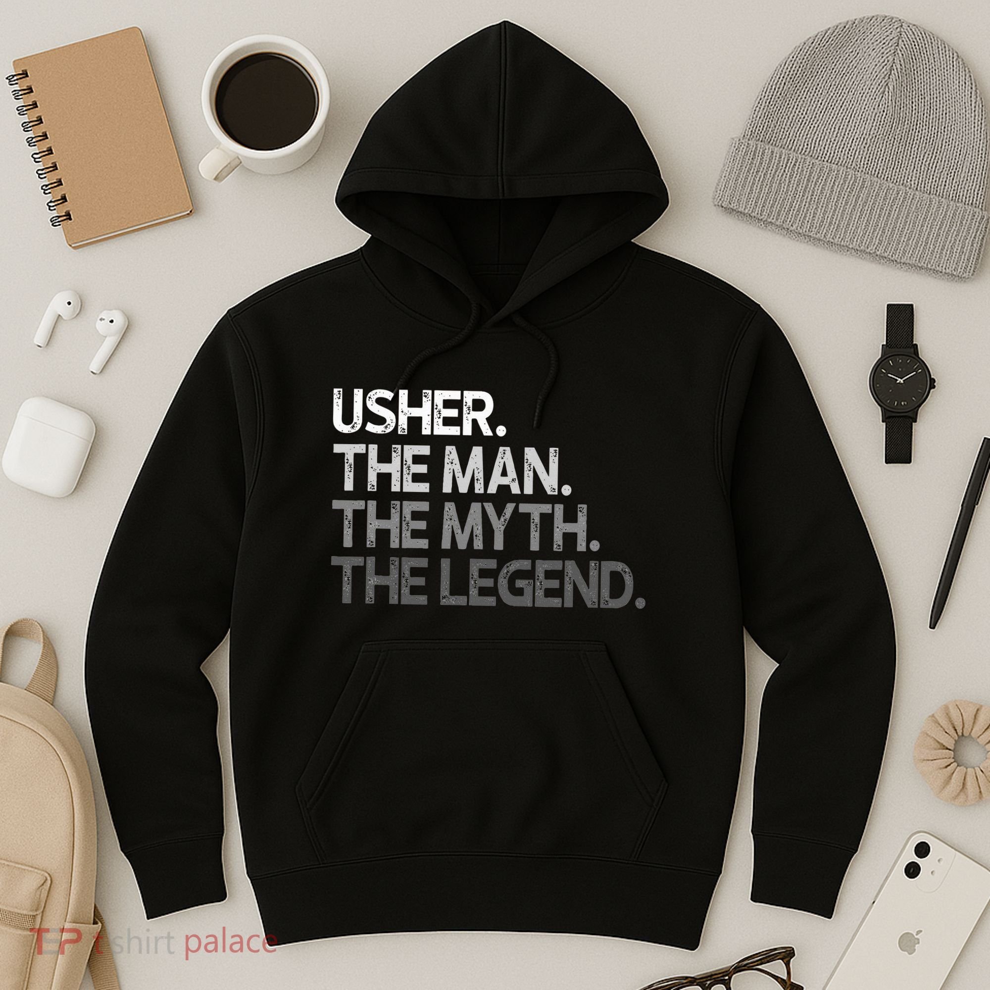 U.S.H.E.R Gift The Man Myth Legend Hoodie