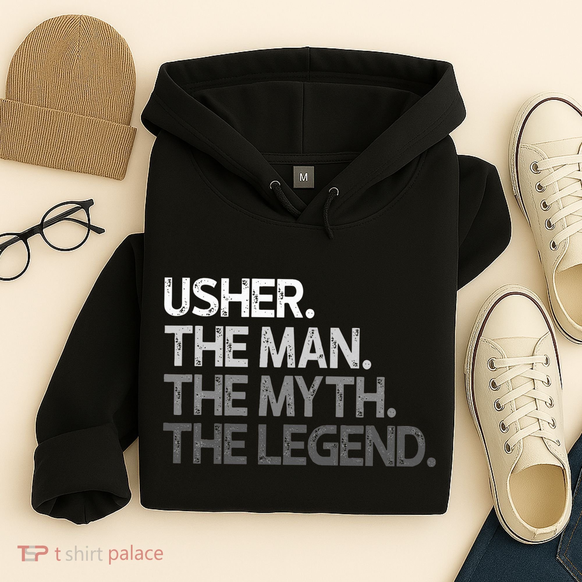 U.S.H.E.R Gift The Man Myth Legend Hoodie