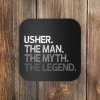 U.S.H.E.R Gift The Man Myth Legend Coaster thumb 0