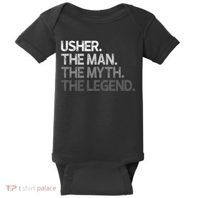 U.S.H.E.R Gift The Man Myth Legend Baby Bodysuit