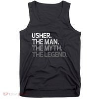 U.S.H.E.R Gift The Man Myth Legend Tank Top thumb 0