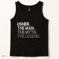 U.S.H.E.R Gift The Man Myth Legend Tank Top thumb 2