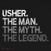U.S.H.E.R Gift The Man Myth Legend Women's Long Sleeve Shirt thumb 2