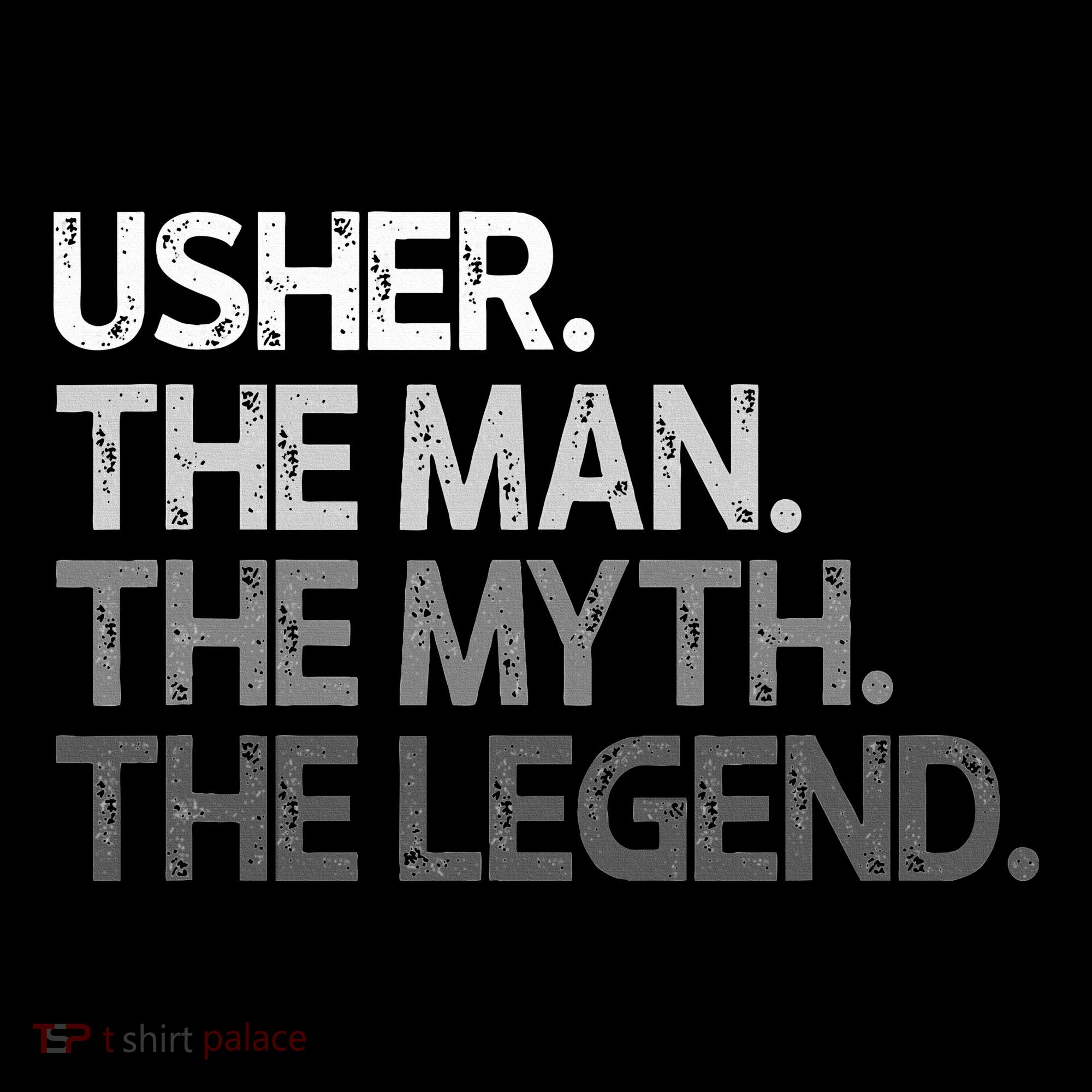 U.S.H.E.R Gift The Man Myth Legend Women's Long Sleeve Shirt