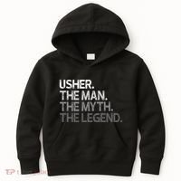 U.S.H.E.R Gift The Man Myth Legend Kids Hoodie thumb 0