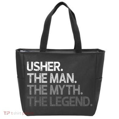 U.S.H.E.R Gift The Man Myth Legend Tote Bag