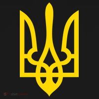 Ukraine Golden Trident Stand With Ukraine Pride USA-Made Doggie Bandana thumb 2