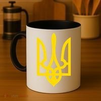 Ukraine Golden Trident Stand With Ukraine Pride Coffee Mug thumb 4