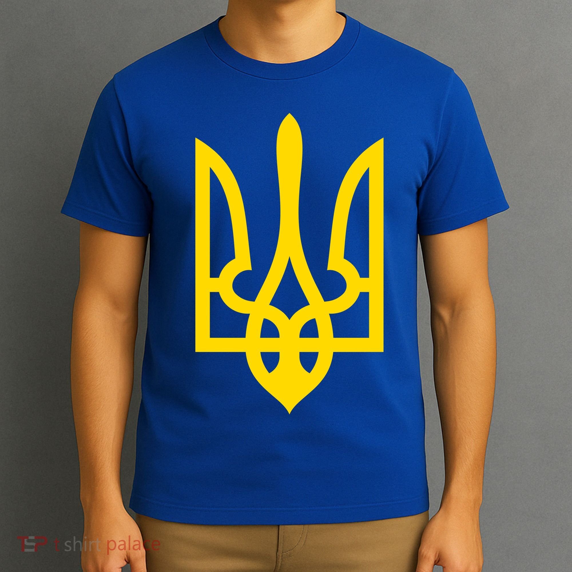 Ukraine Golden Trident Stand With Ukraine Pride T-Shirt