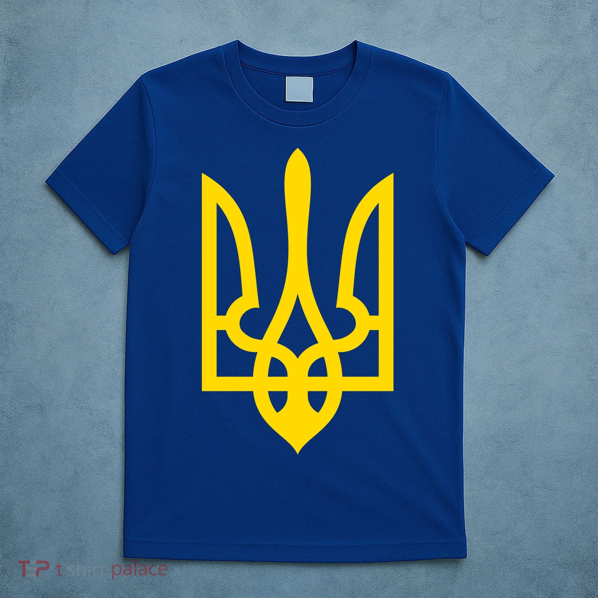 Ukraine Golden Trident Stand With Ukraine Pride T-Shirt
