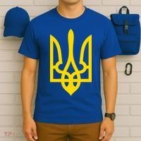 Ukraine Golden Trident Stand With Ukraine Pride T-Shirt thumb 6