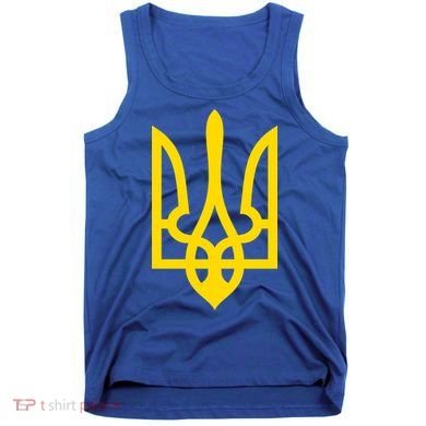 Ukraine Golden Trident Stand With Ukraine Pride Tank Top