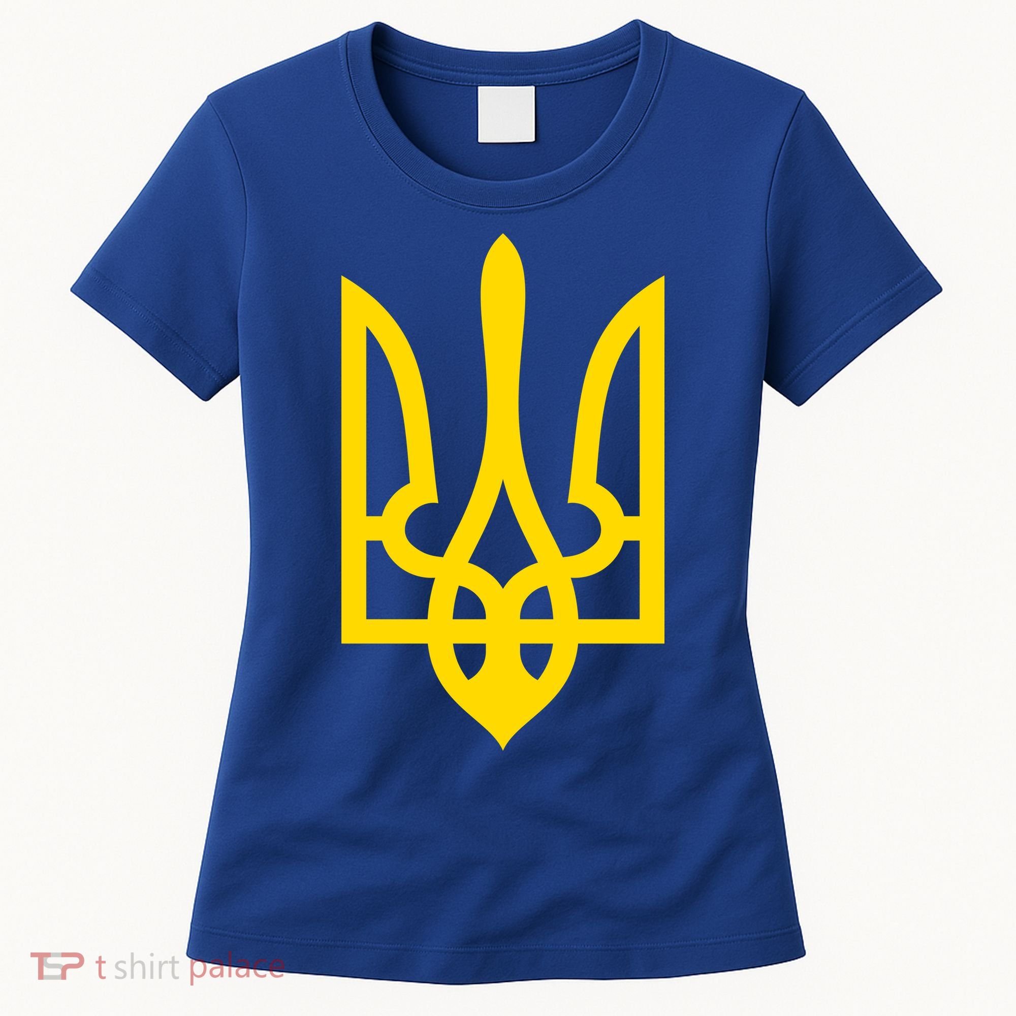 Ukraine Golden Trident Stand With Ukraine Pride Women's T-Shirt