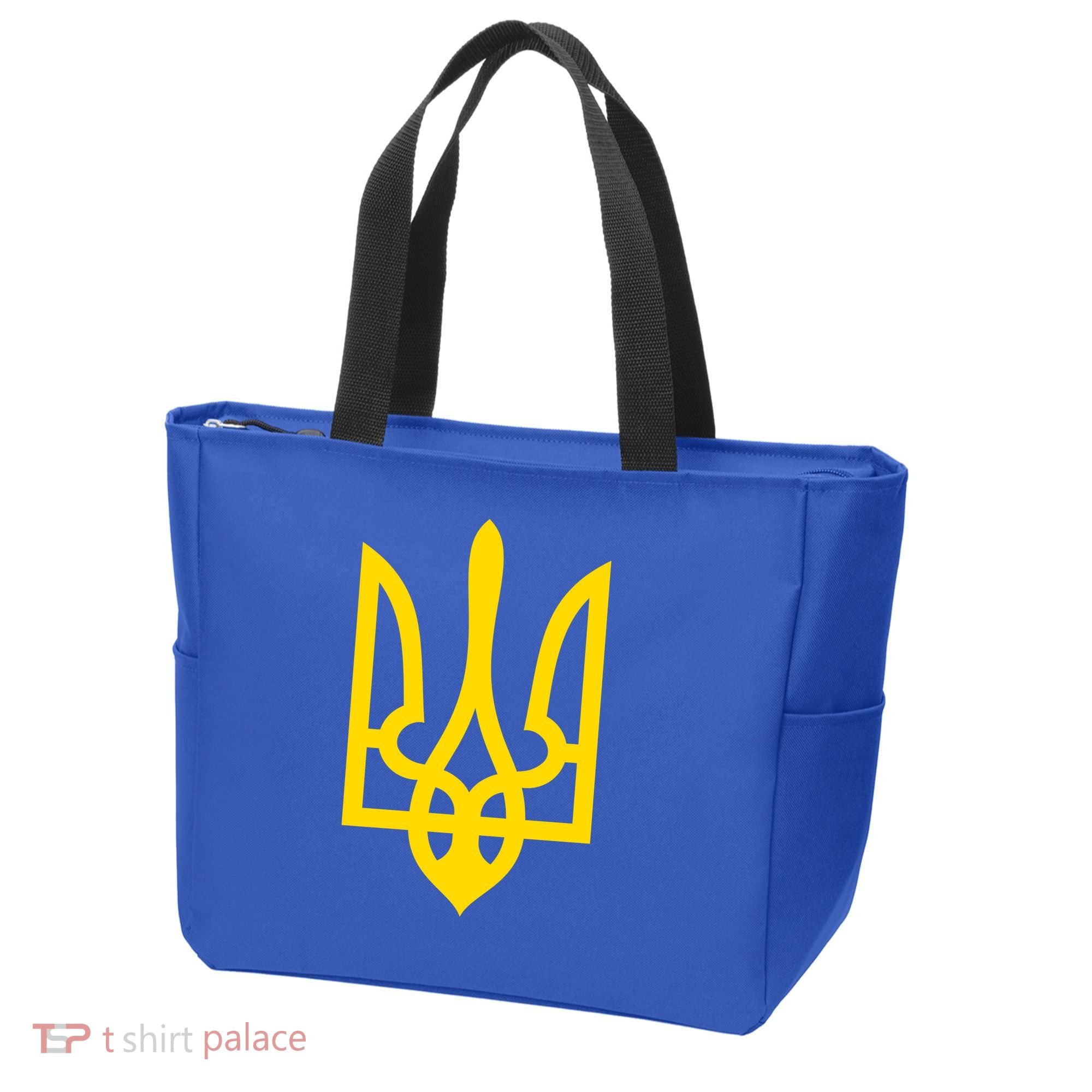 Ukraine Golden Trident Stand With Ukraine Pride Tote Bag