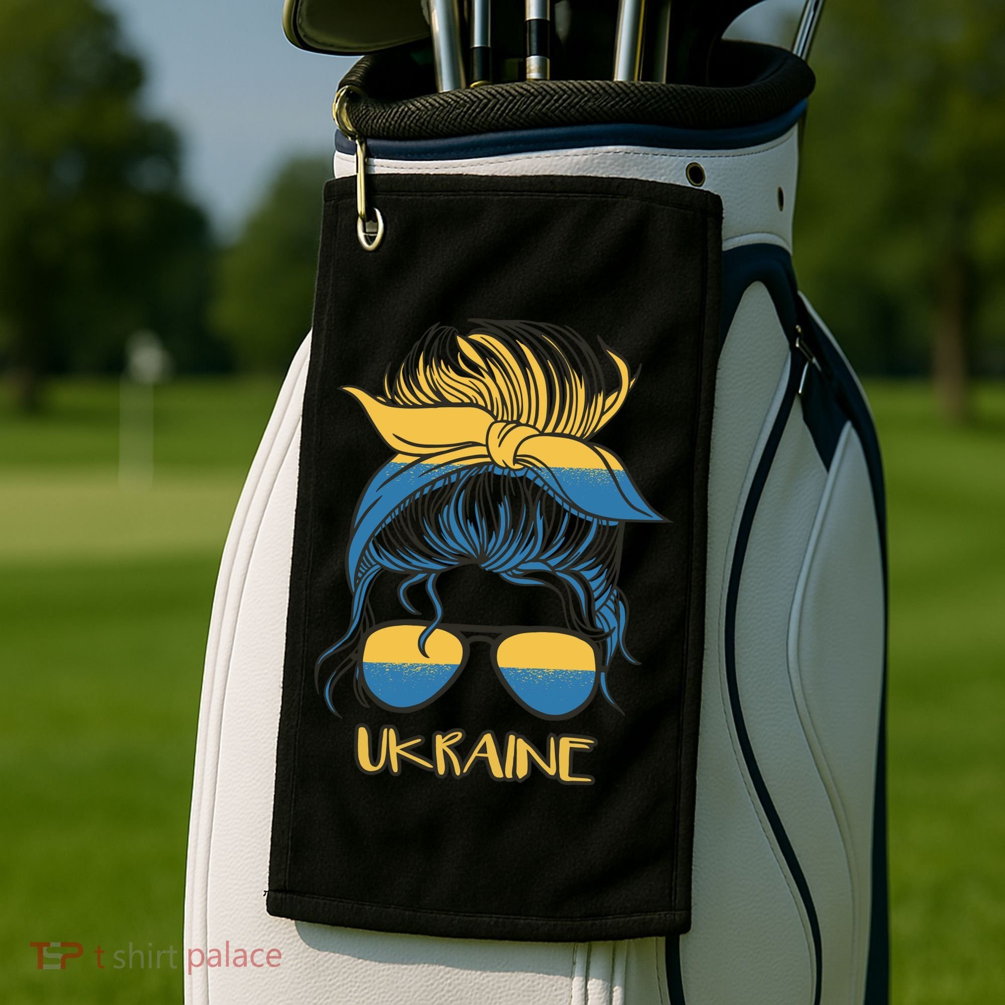 Ukraine Girl Golf Towel