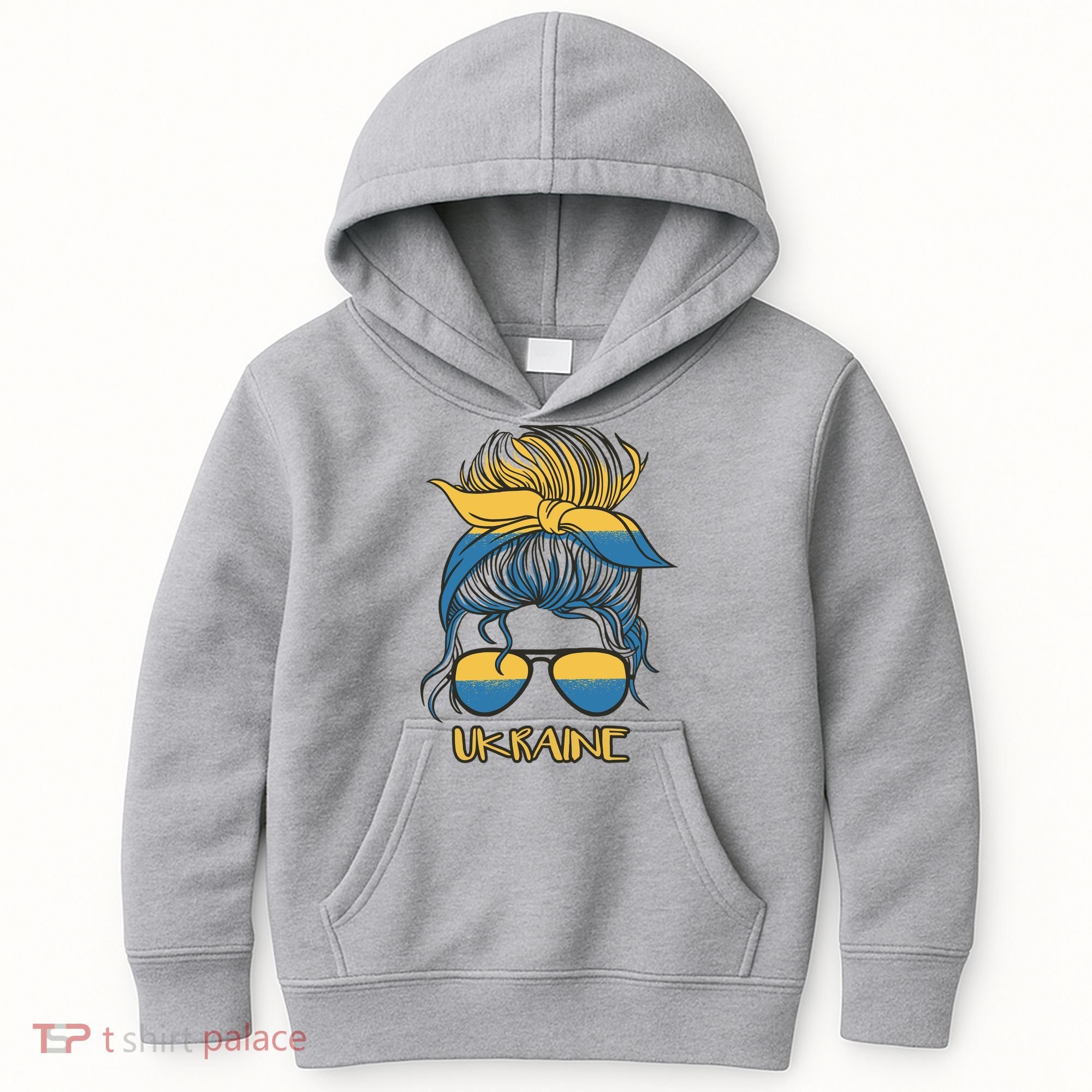 Ukraine Girl Kids Hoodie