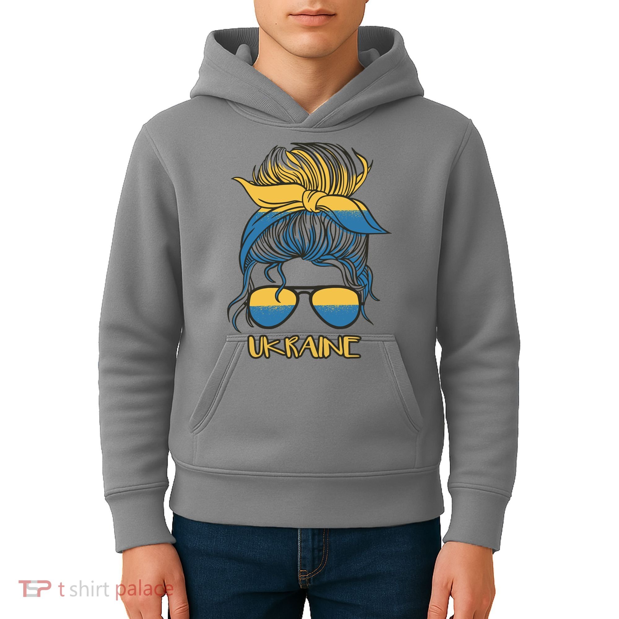 Ukraine Girl Kids Hoodie