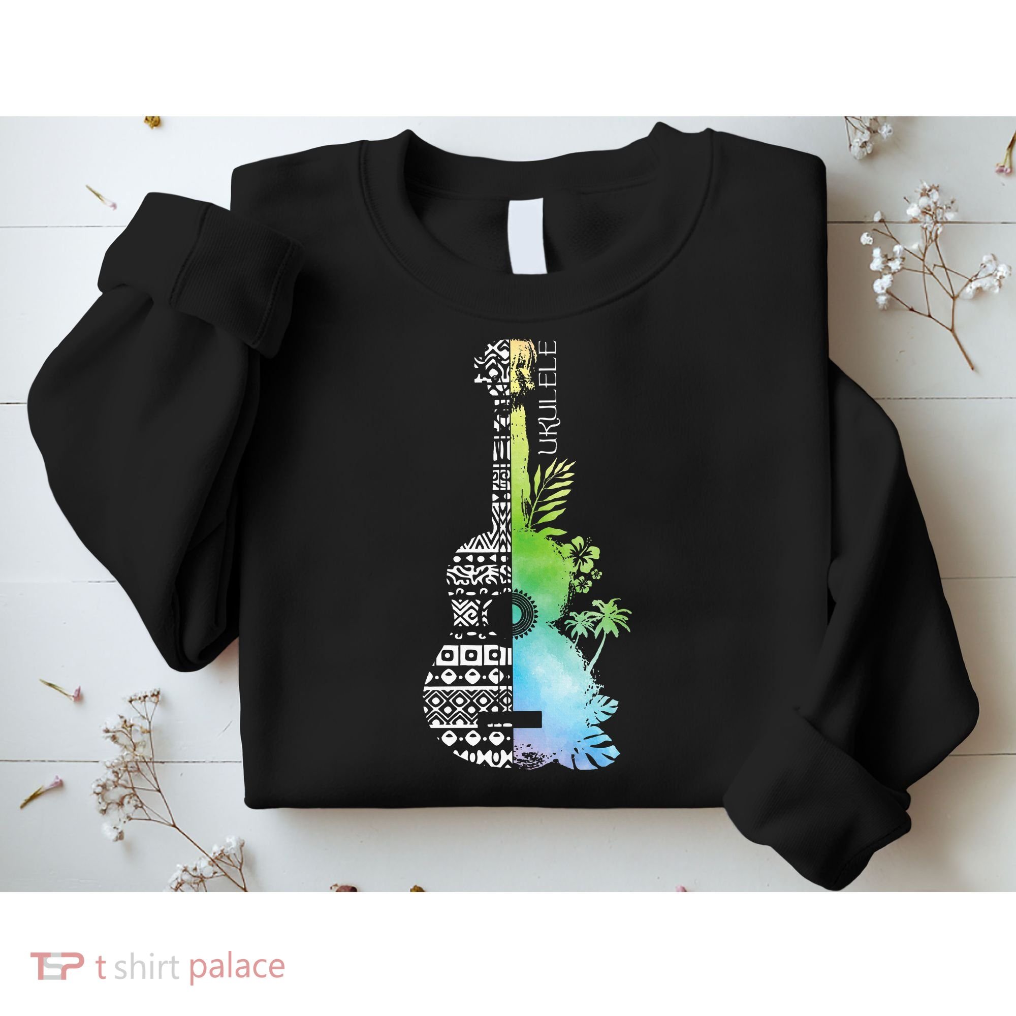 Ukulele Guitar Ukulelist Guitarist Musical Instrument Sweatshirt