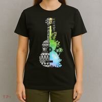 Ukulele Guitar Ukulelist Guitarist Musical Instrument T-Shirt thumb 4