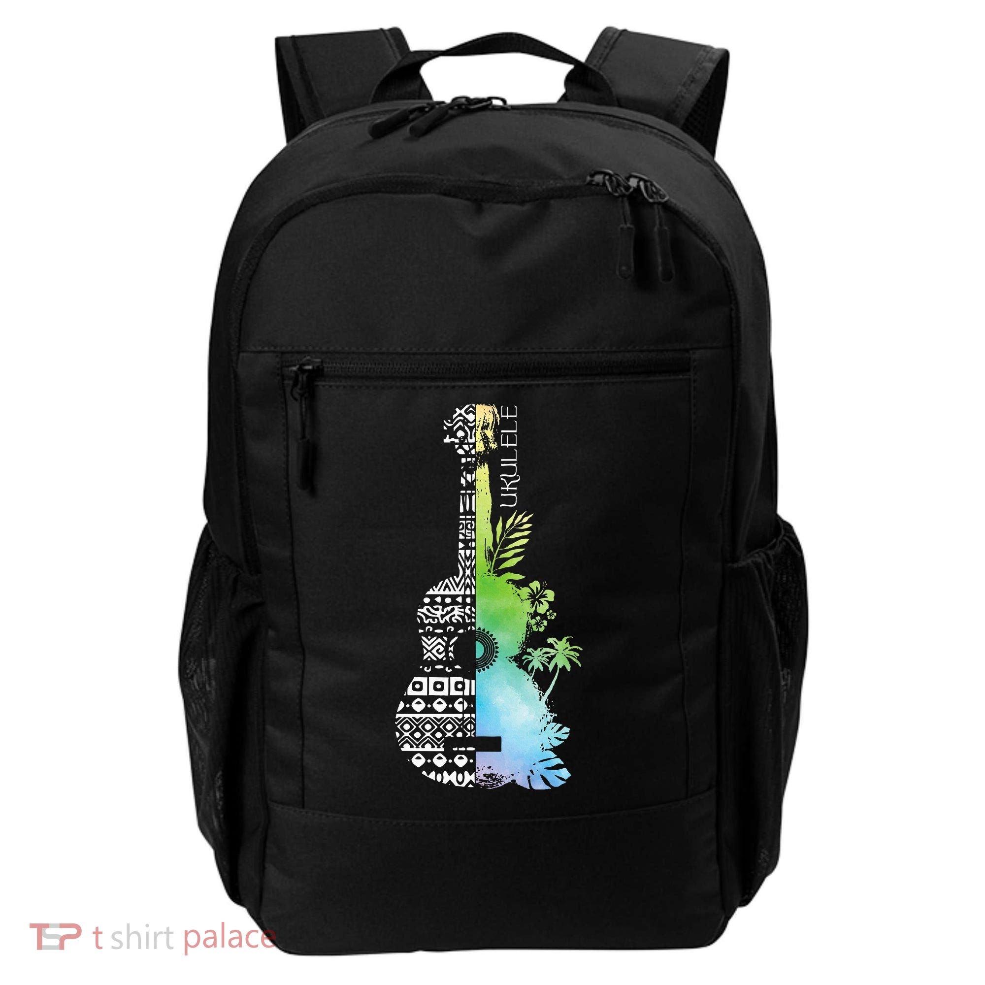Ukulele Guitar Ukulelist Guitarist Musical Instrument Backpack