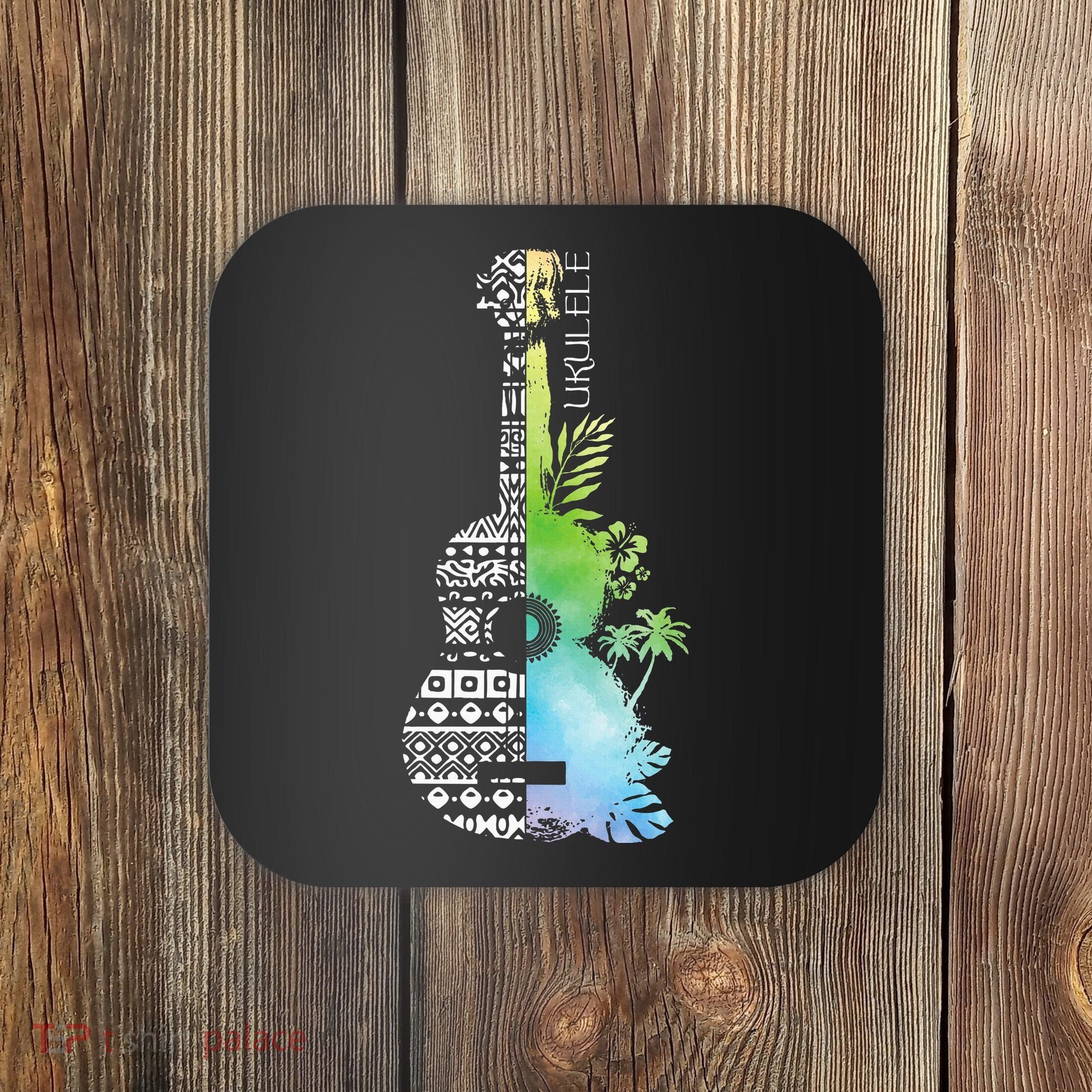 Ukulele Guitar Ukulelist Guitarist Musical Instrument Coaster