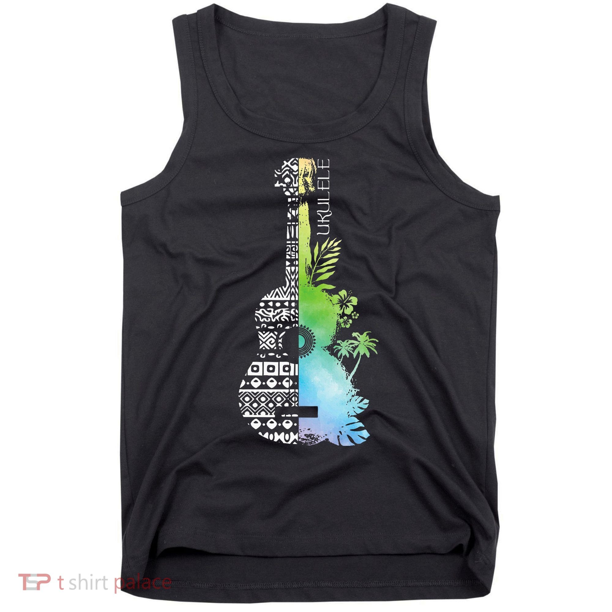 Ukulele Guitar Ukulelist Guitarist Musical Instrument Tank Top
