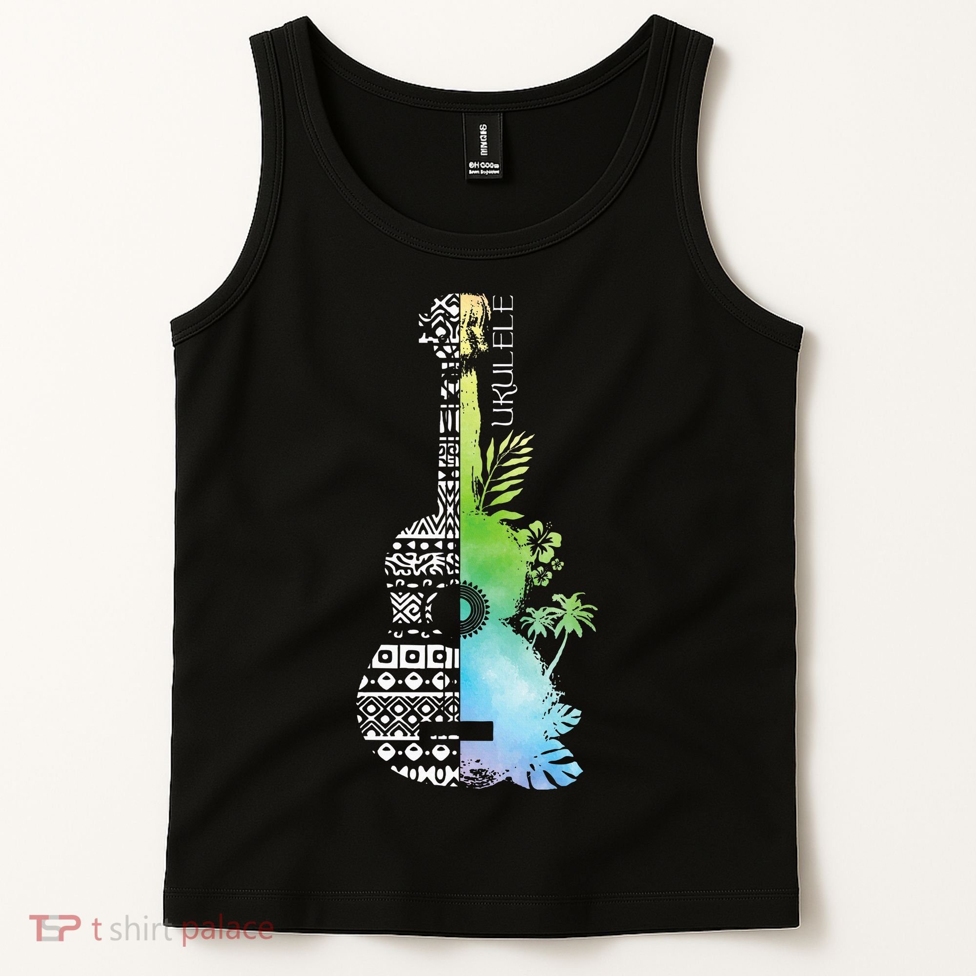 Ukulele Guitar Ukulelist Guitarist Musical Instrument Tank Top