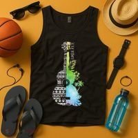Ukulele Guitar Ukulelist Guitarist Musical Instrument Tank Top thumb 4
