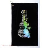 Ukulele Guitar Ukulelist Guitarist Musical Instrument Golf Towel thumb 0