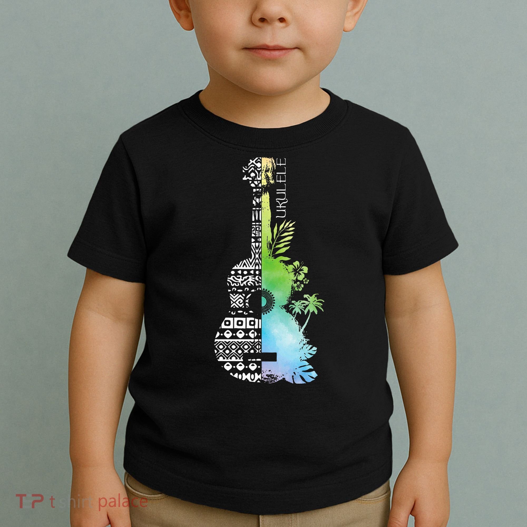 Ukulele Guitar Ukulelist Guitarist Musical Instrument Toddler T-Shirt