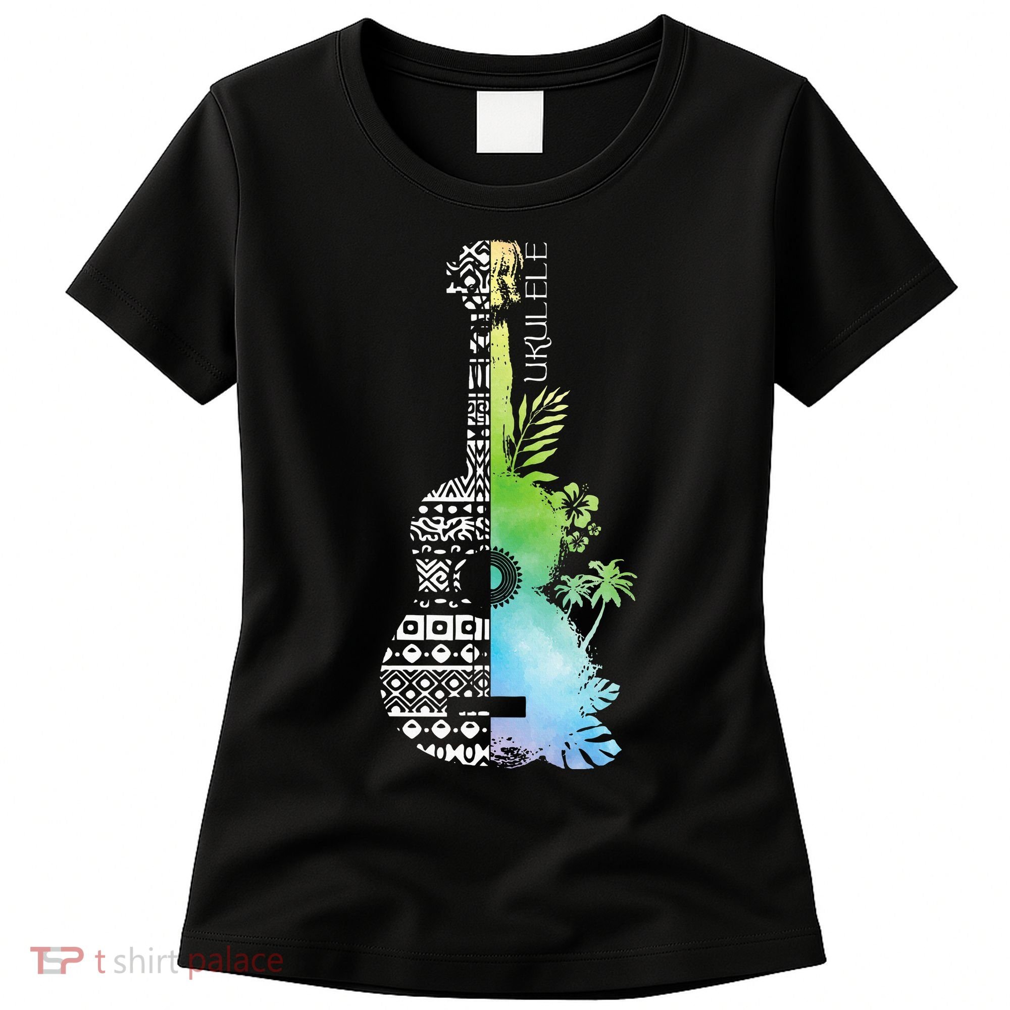 Ukulele Guitar Ukulelist Guitarist Musical Instrument Women's T-Shirt