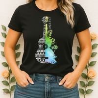 Ukulele Guitar Ukulelist Guitarist Musical Instrument Women's T-Shirt thumb 2