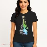 Ukulele Guitar Ukulelist Guitarist Musical Instrument Women's T-Shirt thumb 4
