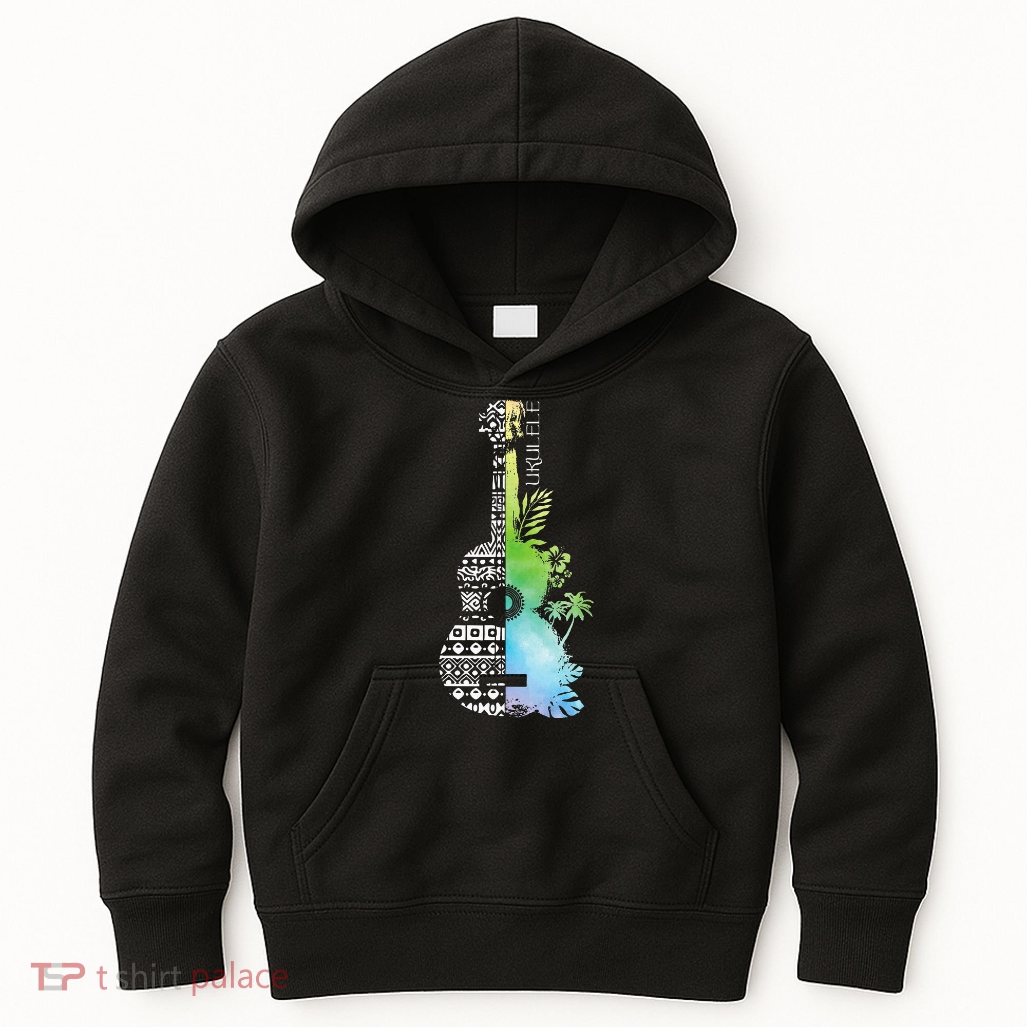 Ukulele Guitar Ukulelist Guitarist Musical Instrument Kids Hoodie