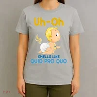 Uh-Oh Smells Like Quid Pro Quo T-Shirt thumb 4