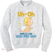 Uh-Oh Smells Like Quid Pro Quo Kids Sweatshirt thumb 0
