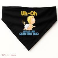 Uh-Oh Smells Like Quid Pro Quo USA-Made Doggie Bandana thumb 0