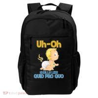 Uh-Oh Smells Like Quid Pro Quo Backpack thumb 0