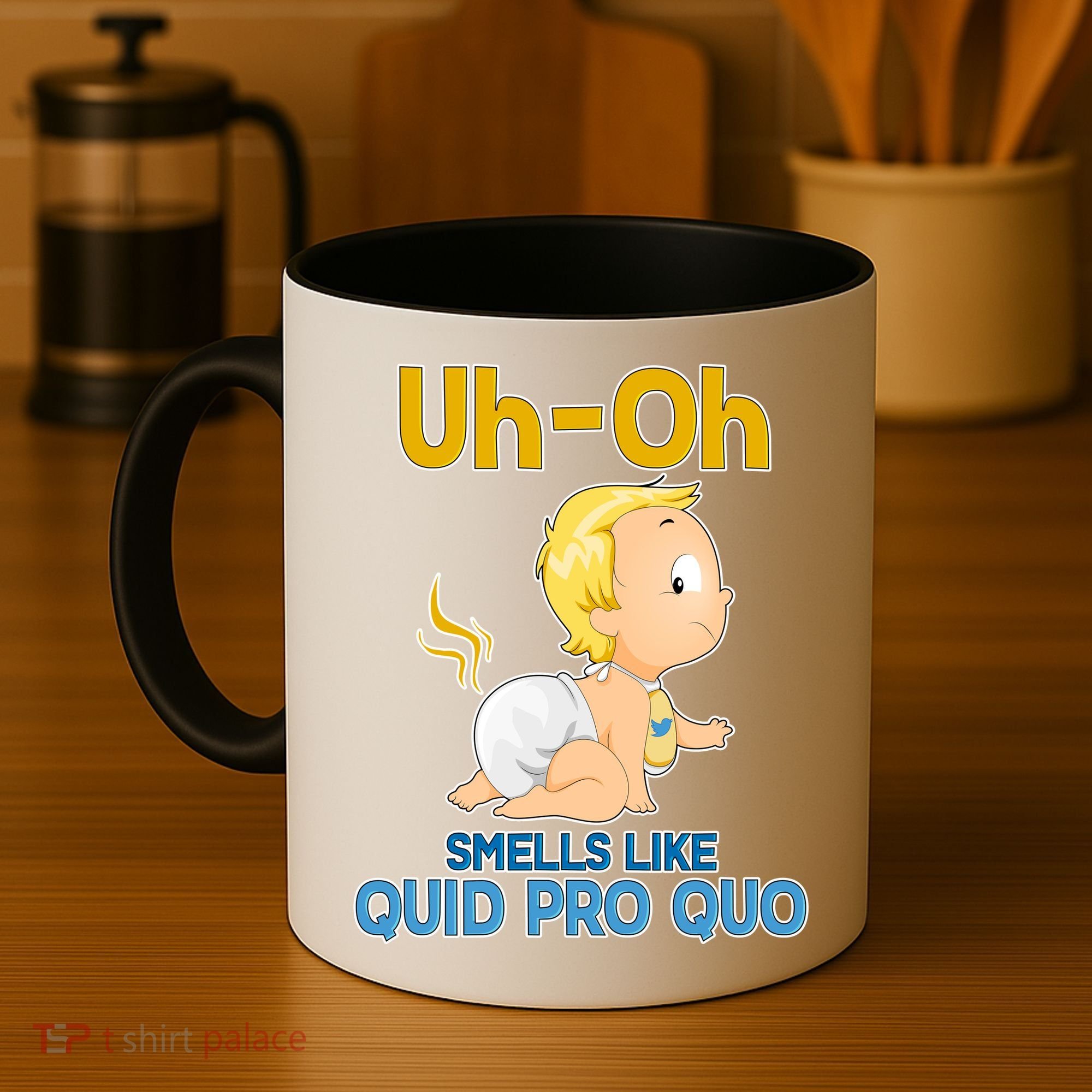 Uh-Oh Smells Like Quid Pro Quo Coffee Mug