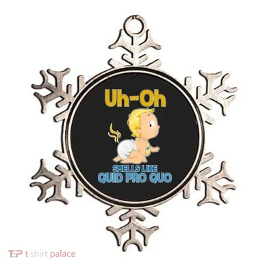 Uh-Oh Smells Like Quid Pro Quo Ornament