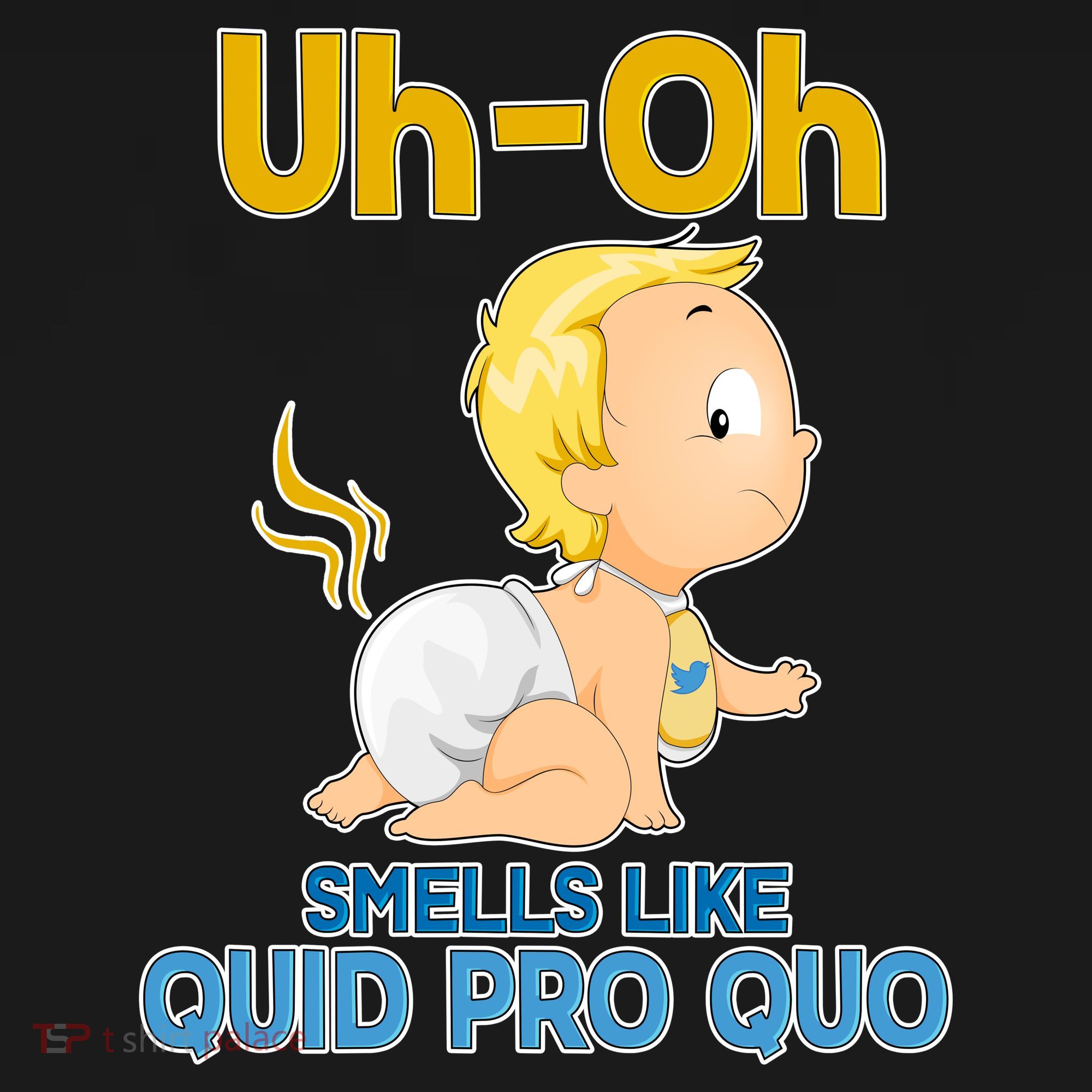 Uh-Oh Smells Like Quid Pro Quo Kids Long Sleeve Shirt