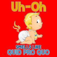 Uh-Oh Smells Like Quid Pro Quo Santa Hat thumb 1