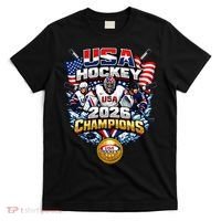 USA Hockey 2026 Champions Gold Medal T-Shirt thumb 0