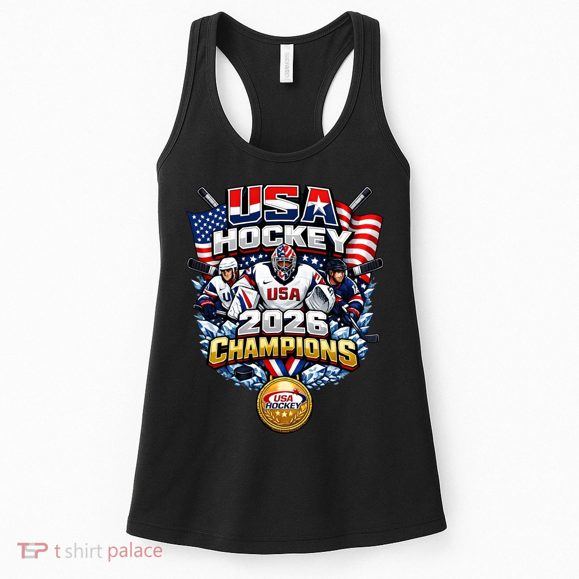 USA Hockey 2026 Champions Gold Medal Women's Tank Top