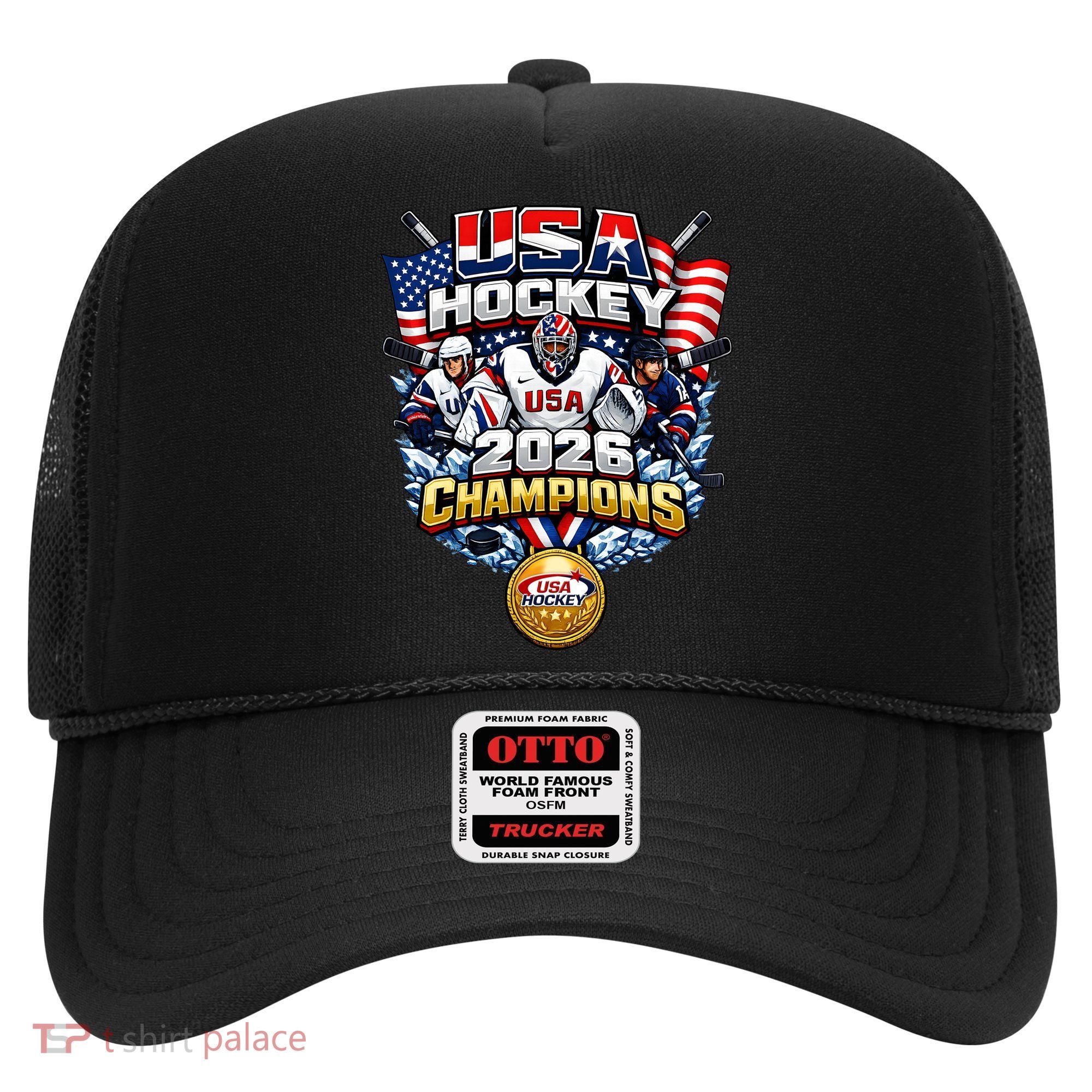 USA Hockey 2026 Champions Gold Medal Hat