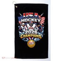 USA Hockey 2026 Champions Gold Medal Golf Towel thumb 0