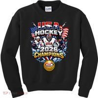 USA Hockey 2026 Champions Gold Medal Kids Sweatshirt thumb 0
