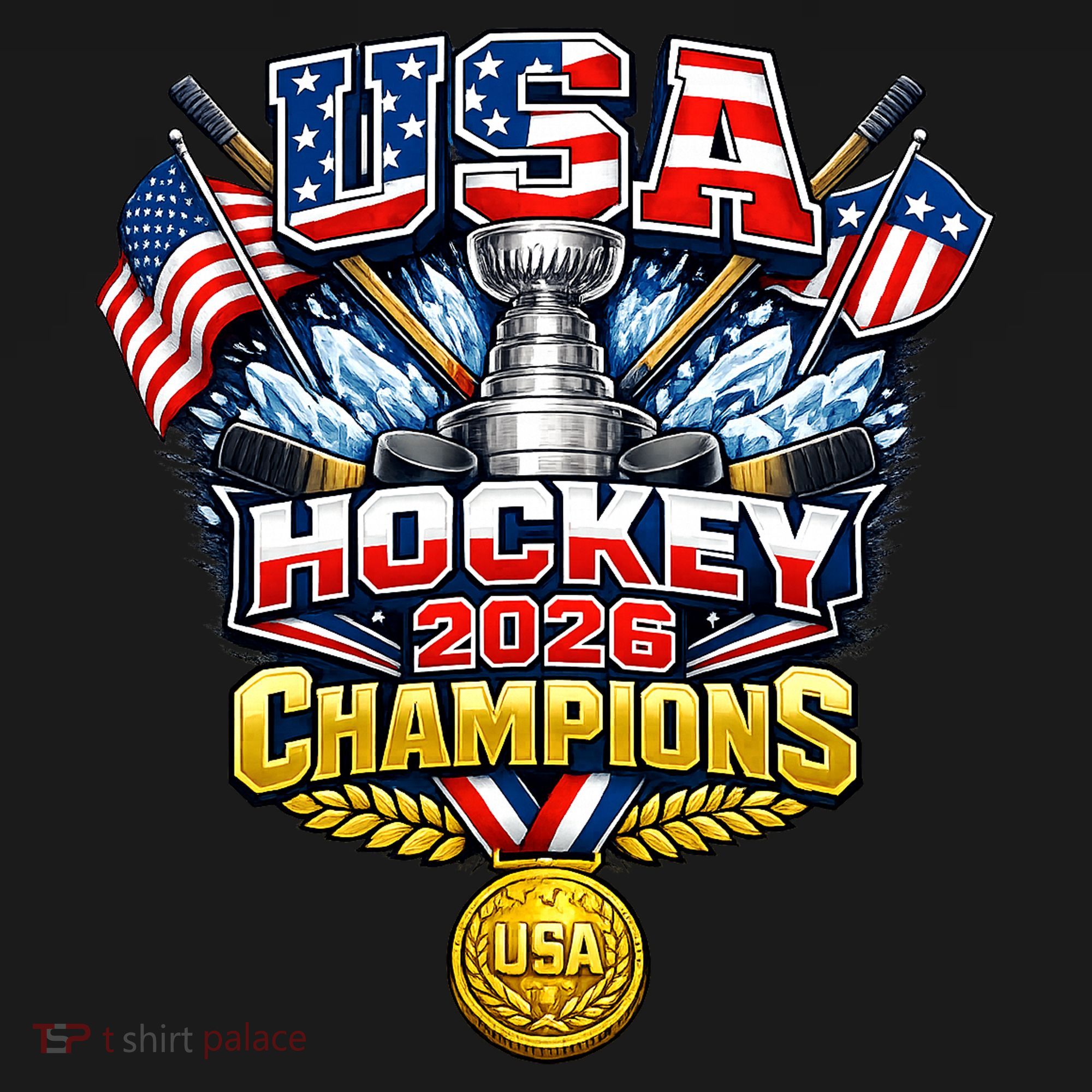 USA Hockey 2026 Champions Trophy Ornament