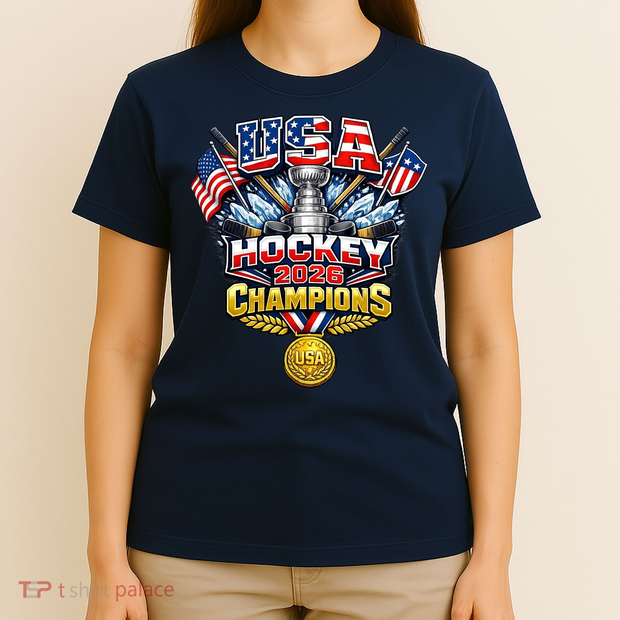 USA Hockey 2026 Champions Trophy T-Shirt